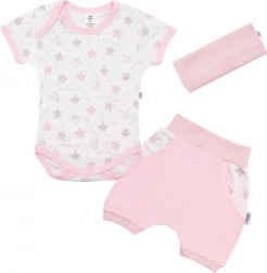 3-piece summer cotton set for baby New Baby Perfect Summer pink 92