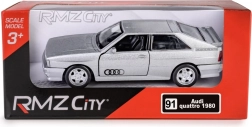 Metal Model RMZ City Audi Quattro Coupé silver 1:35 with pull-back