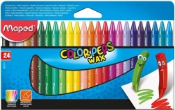 Driehoekige waskrijtjes MAPED Color’Peps, 24 stuks