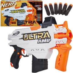 Nerf Ultra AMP blaster met 6 schuimpijltjes