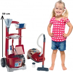 kinder schoonmaakkar met stofzuiger Vileda Junior van Klein