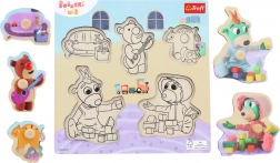 Puzzle en bois Bobaski i Miś – 5 pièces
