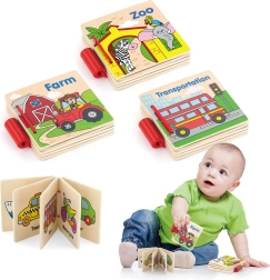 VIGA My First Wooden Book