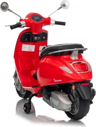 Kinder elektrische scooter VESPA ROMA – rood