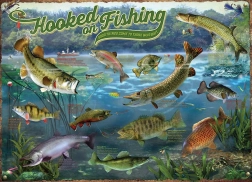 1000-Piece Puzzle – Hooked on Fishing by COBBLE HILL