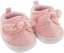 Schoentjes voor pop – roze sneakers met strikje
