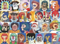 Puzzle Ravensburger alphabet en visages 500 pièces