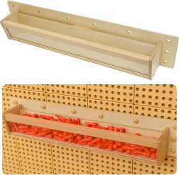 Wooden Storage Box with Transparent Panel 80 cm for Masterkidz STEM Science-Creative Boards