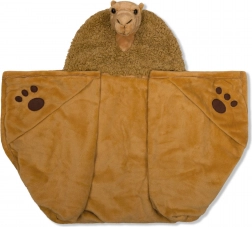 Verwarmende deken met capuchon Kameel van Cozy Noxxiez