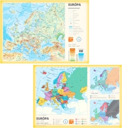 Carte de l’Europe A3 – papier recto-verso