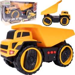 Friction-Powered Dump Truck with Lights and Sounds