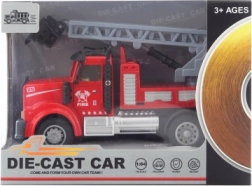 Metalen brandweerauto