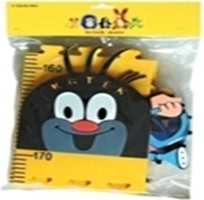 Kinder-groeimeter Mol – geel, schuim, 5 delen