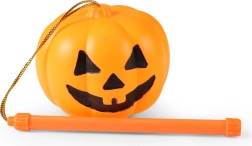 Lichtgevende pompoen voor Halloween met handvat