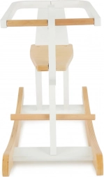 Houten hobbelpaard Bieco met veiligheidsframe