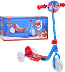 Three-wheel kids' scooter PAW PATROL, red-blue, up to 20 kg