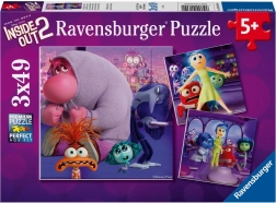 RAVENSBURGER Inside Out 2 Puzzle, 3×49 pieces