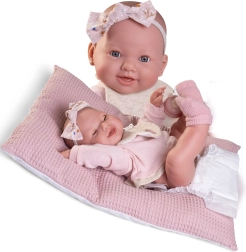 Realistische pop baby met zacht vinyllichaam