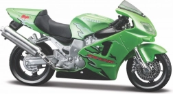 Metalen model van motorfiets KAWASAKI Ninja ZR-12R 1:18 met voetstuk