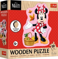 Houten puzzel Disney Minnie, 50 stukjes