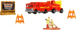 Matchbox Adventure Pack MBX Fire Rescue – brandweer set met voertuigen en accessoires
