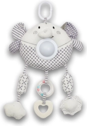 Plush hanging toy elephant with light and music