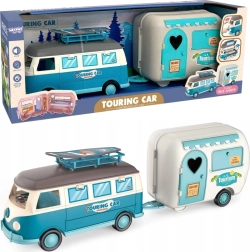 Woopie Caravan XL for dolls - Camping set with trailer