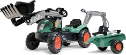 Kinder traptractor met lader en aanhanger FALK voor kinderen 2–5 jaar