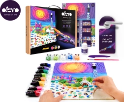 Okto modeling paste painting Park Güell – Barcelona 30 × 40 cm