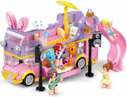 Sluban rock muzikale woonbus double-decker bouwset