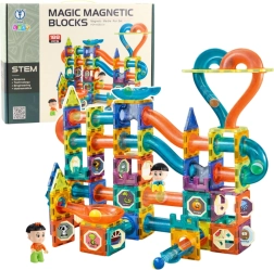Blocs de construction magnétiques avec piste à billes 188 pcs MAGIC MAGNETIC BLOCKS