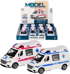 Reddingsvoertuig met licht- en geluidseffecten