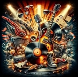 Diamantschilderen Muzikale inspiratie 30 × 40 cm