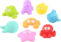 Waterdiertjes – set van 4 stuks, 8 cm, 2 varianten