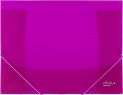 Map met elastiek Electra roze A4