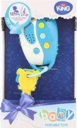 Interactieve blauwe batterijsleutels voor de allerkleinsten