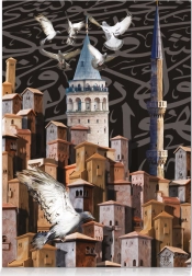 Puzzle Star Enchanted by the Galata Tower 500 pieces