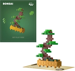 Plus-Plus Flowers green bonsai building set