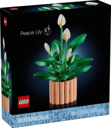 LEGO Botanicals spathiphyllum (fleur de lune) – set de construction pour adultes
