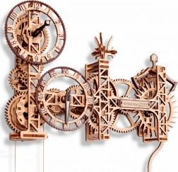 WOODEN CITY puzzle 3D Horloge murale steampunk 269 pièces