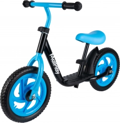 Loopfiets zwart-blauw met 12" wielen