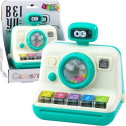 Interactive Camera Piano Rattle Lights Sounds White Green