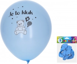 Opblaasbare ballonnen 30 cm – Het is een jongen (set van 5 stuks)