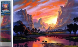 Diamond Painting Mountain Valley