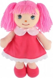 Rag Doll Mazlinka with Pink Hair 31 cm