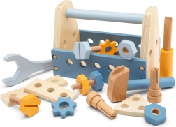 Houten gereedschapsset voor kleine klussers