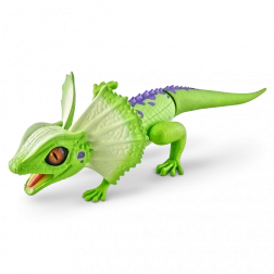 Robo Alive robotische hagedis met kraag – oranje