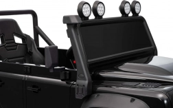 Elektrische kinderauto LAND ROVER Defender 110 SVX Concept – zwart