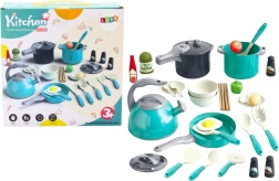 Set potten en pannen Little Chef's Voedsel 33-delig