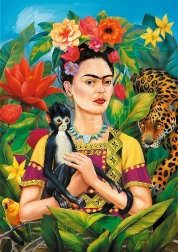 Trefl puzzel Premium Plus – portret Frida Kahlo, 1000 stukjes